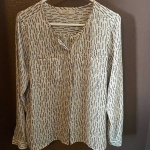 Loft Button Down Blouse